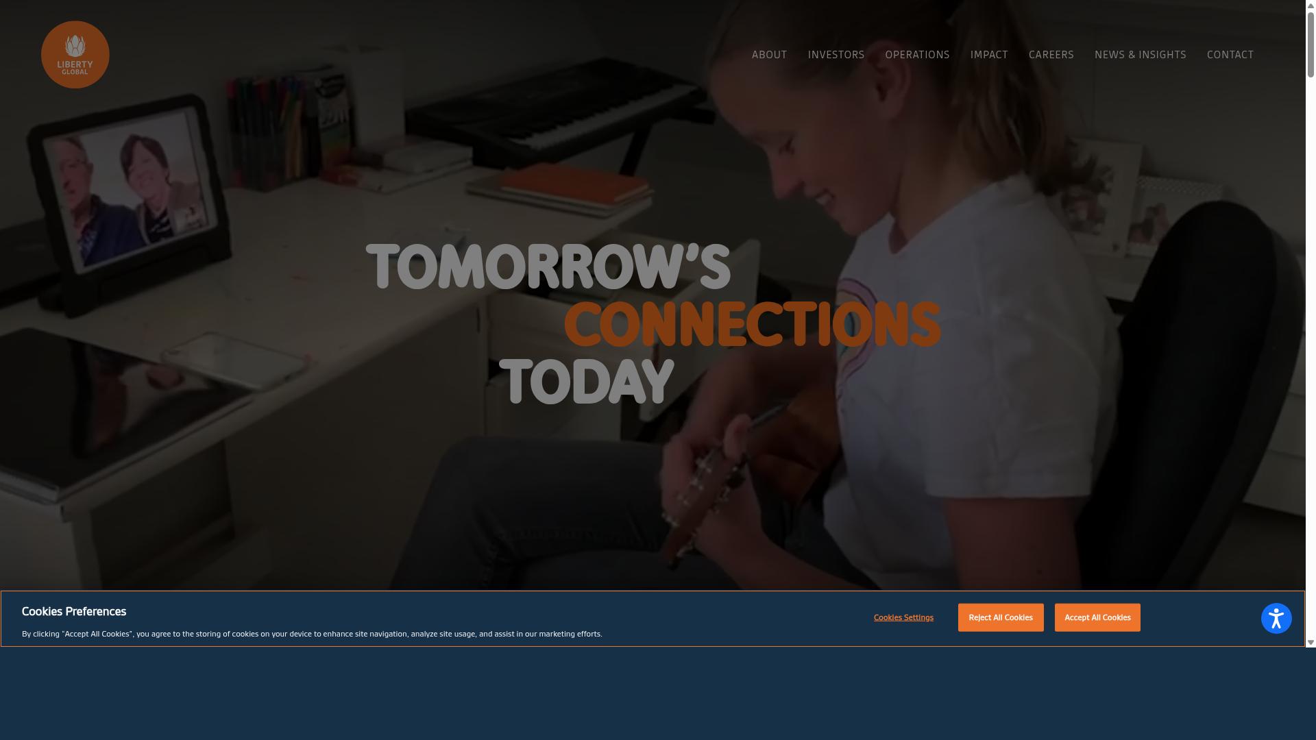 Liberty Global Ltd. website